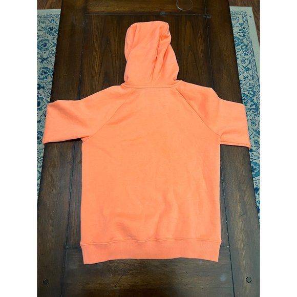 Champion Hoodie Orange Creamsicle Color Embroidered Spellout Womens Large - Picture 3 of 6